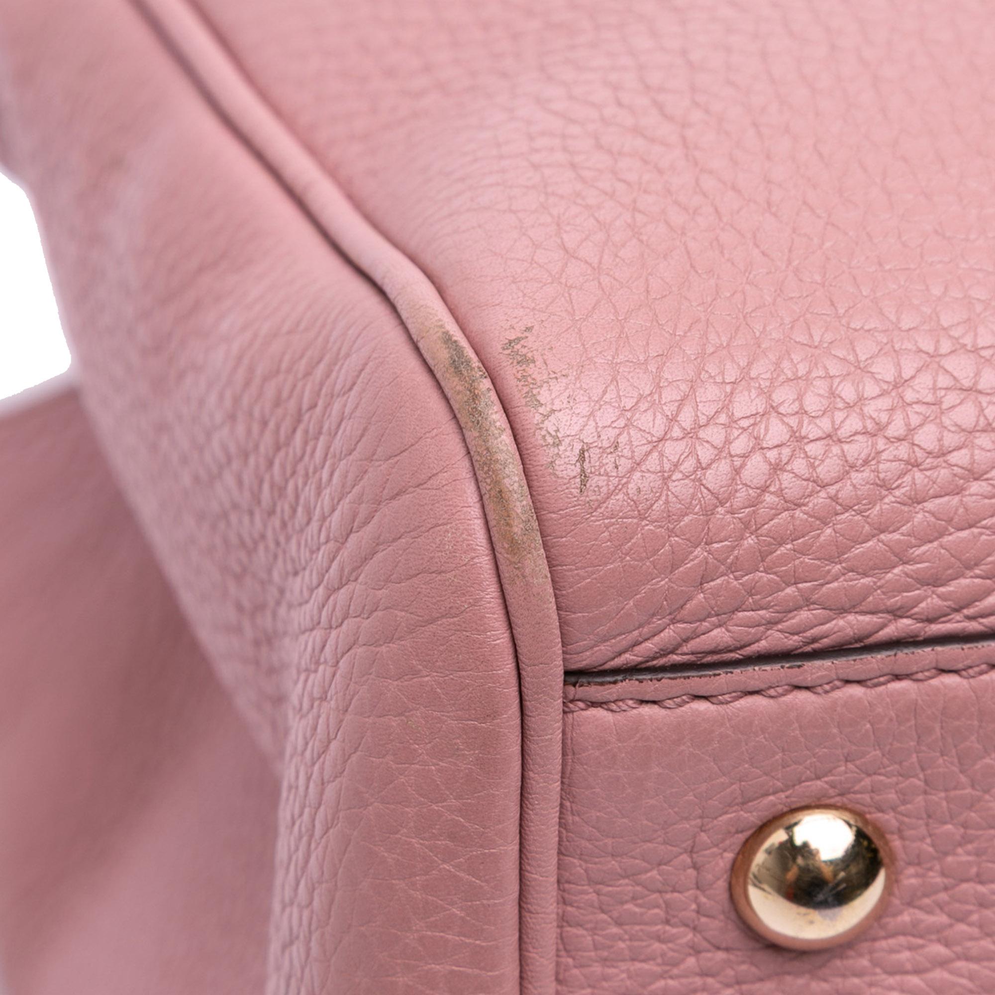 Gucci Medium Calfskin Bamboo Shopper Satchel