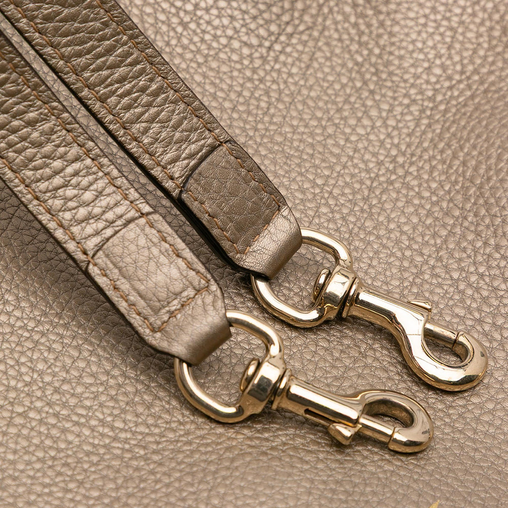 Gucci Medium Calfskin Bamboo Shopper Satchel