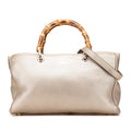 Gucci Medium Calfskin Bamboo Shopper Satchel