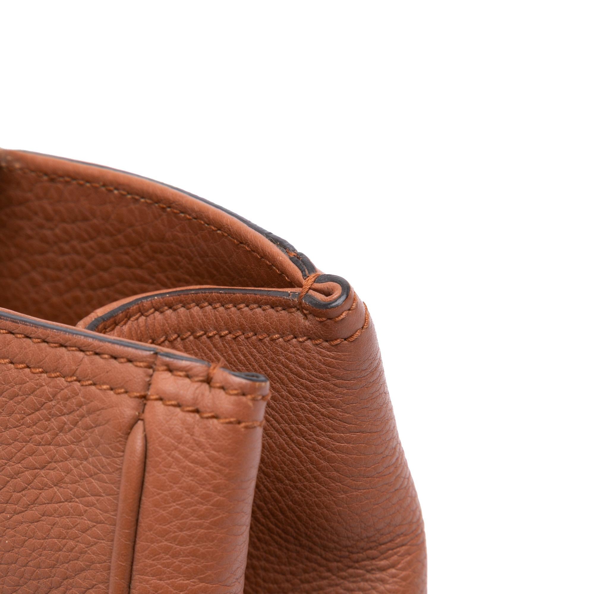 Gucci Medium Calfskin Bamboo Shopper Satchel