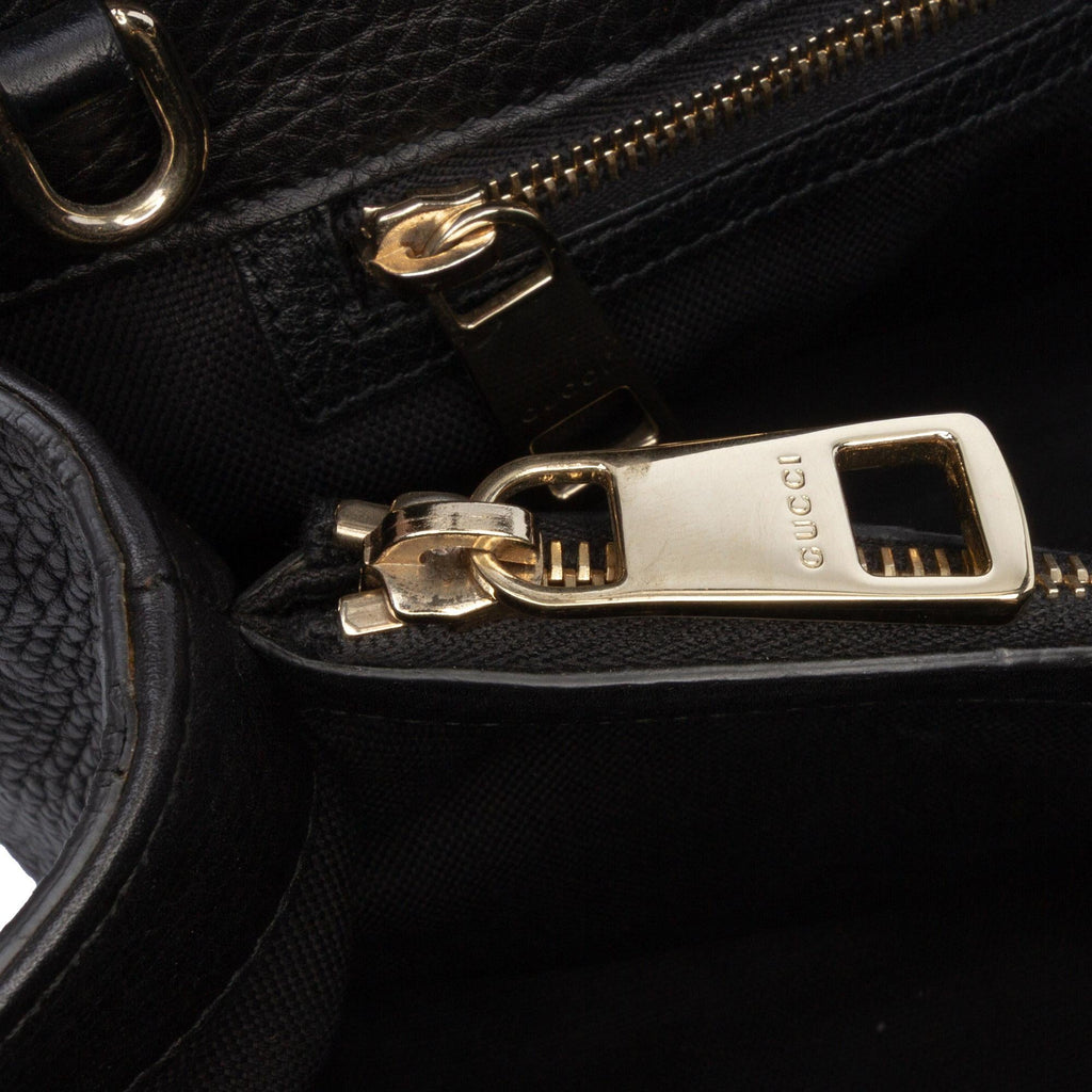 Gucci Medium Calfskin Bamboo Shopper Satchel