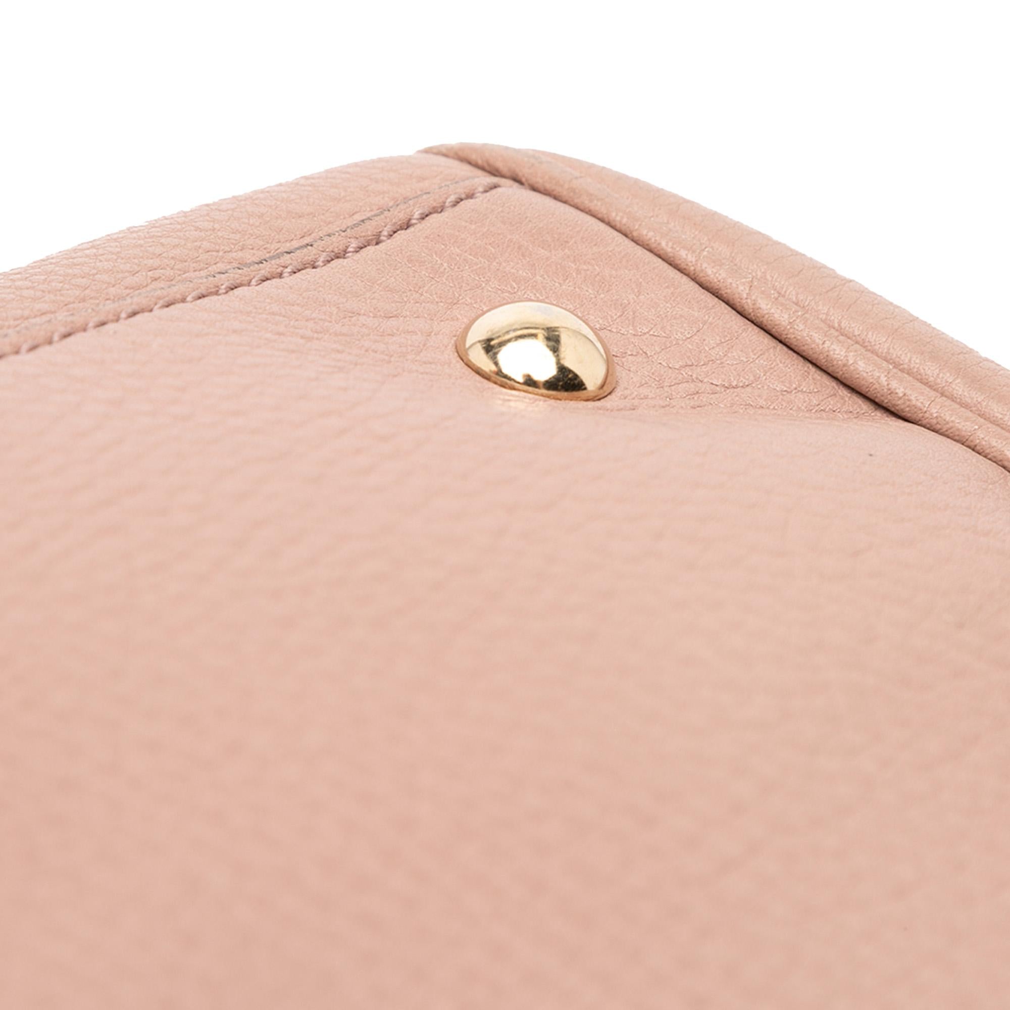 Gucci Medium Calfskin Bamboo Shopper Satchel