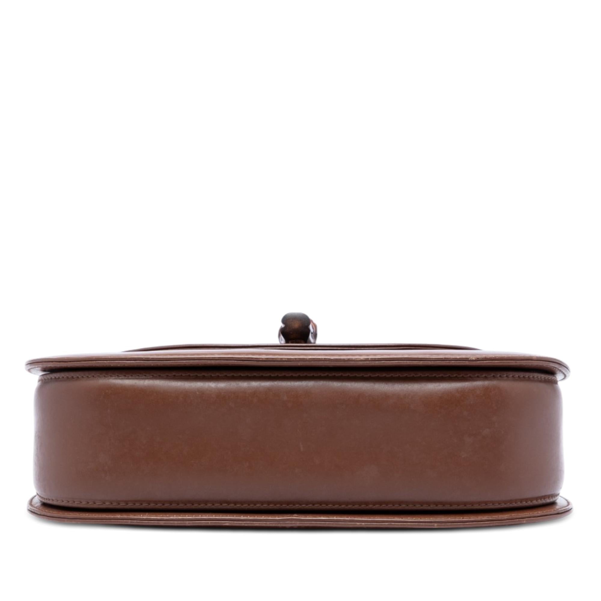 Gucci Medium Calfskin Bamboo Top Handle Bag