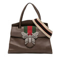 Gucci Medium Calfskin Linea Totem Satchel