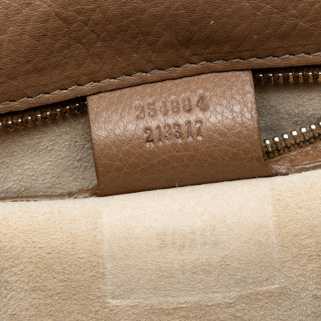 Gucci Medium Calfskin New Bamboo Top Handle Bag