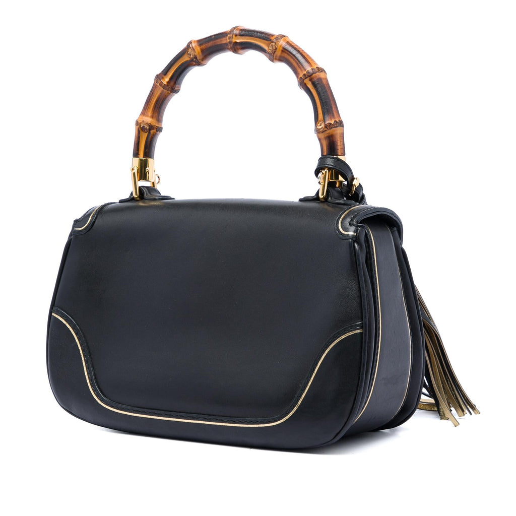 Gucci Medium Calfskin New Bamboo Top Handle Bag