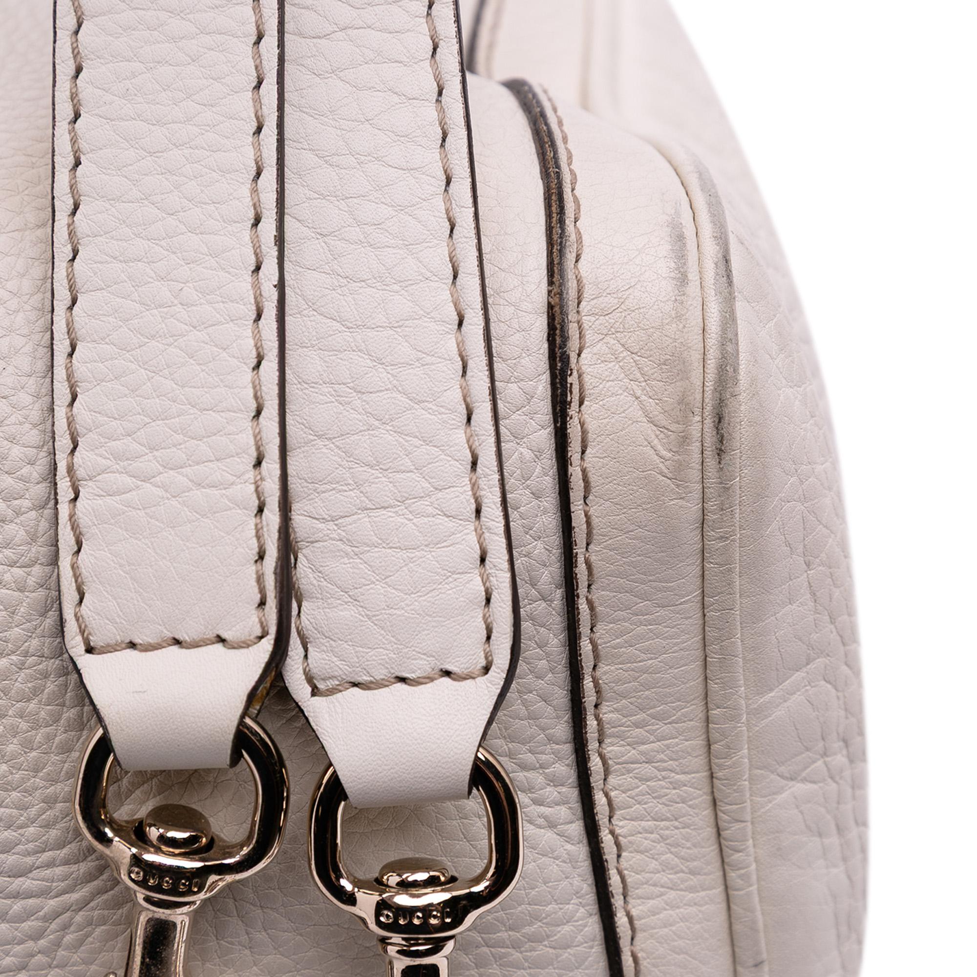 Gucci Medium Calfskin Web Joy Boston Bag