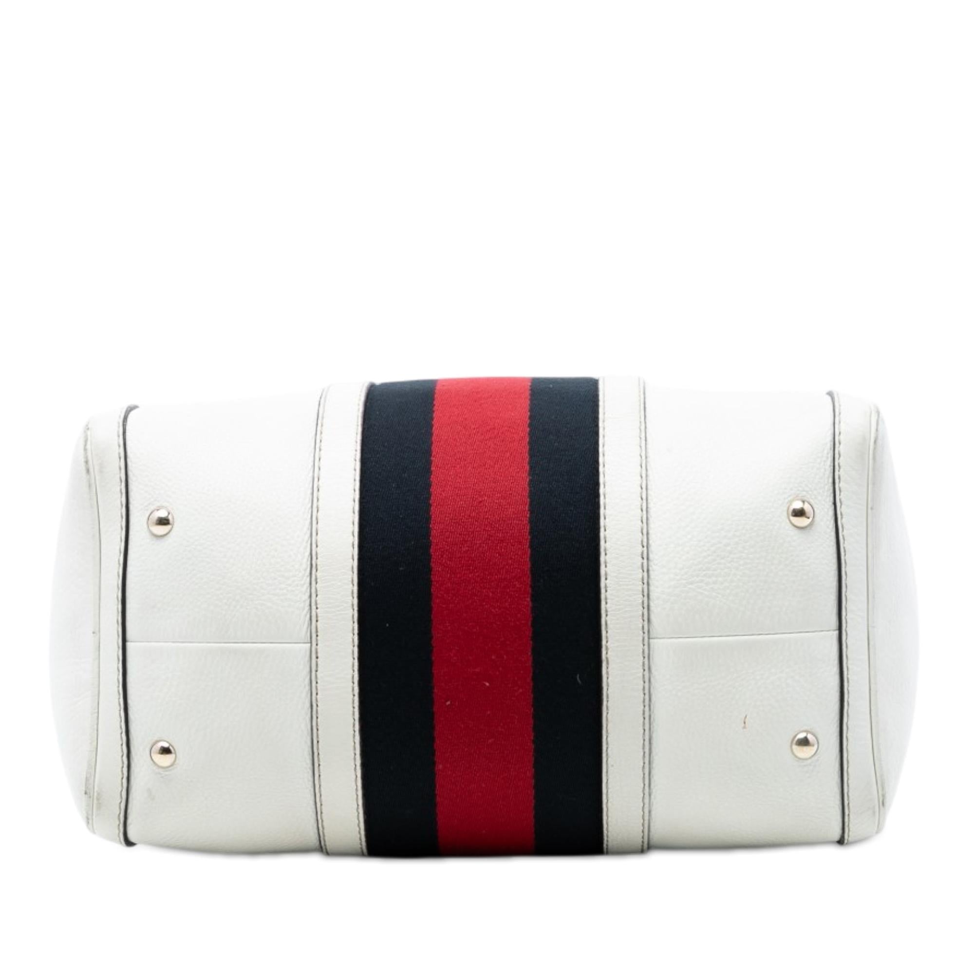 Gucci Medium Calfskin Web Joy Boston Bag