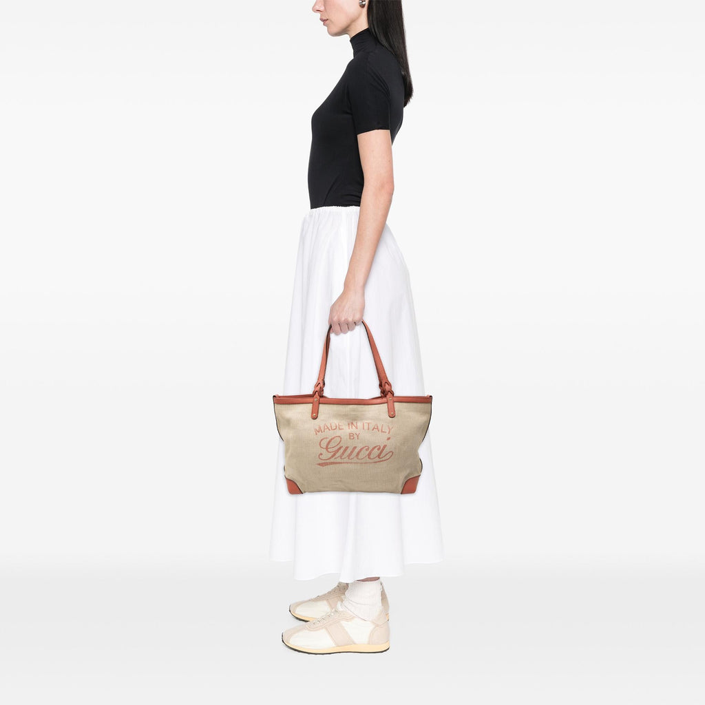 Gucci Medium Canvas Craft Tote