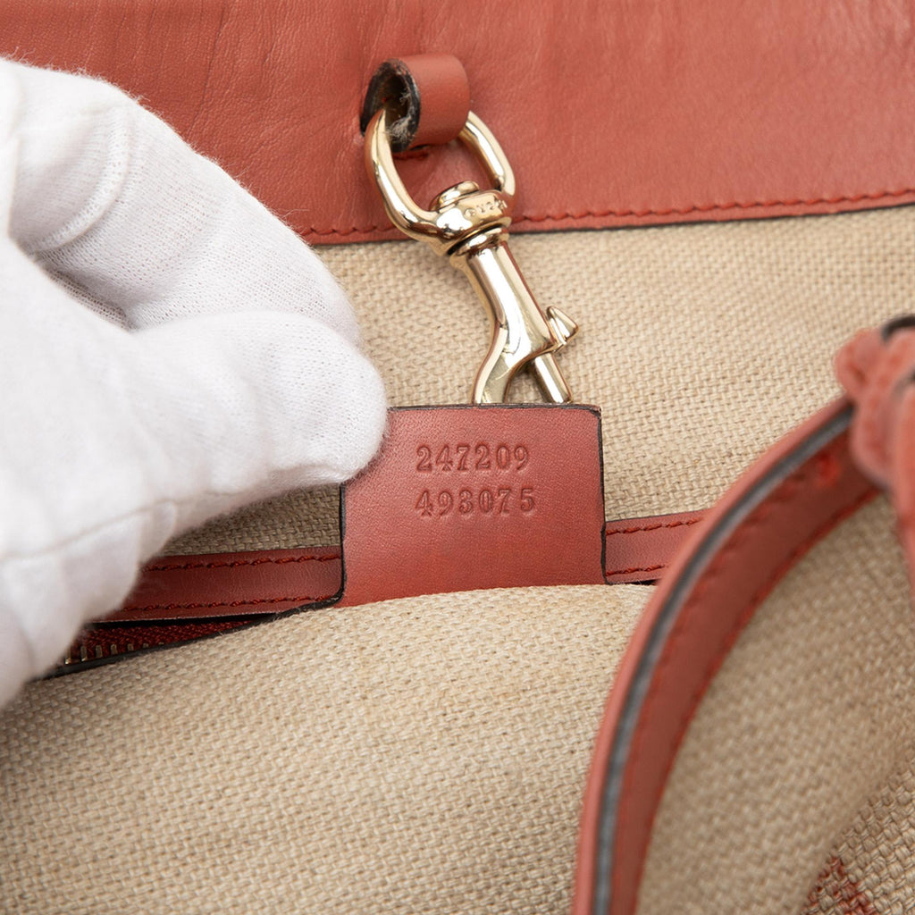 Gucci Medium Canvas Craft Tote