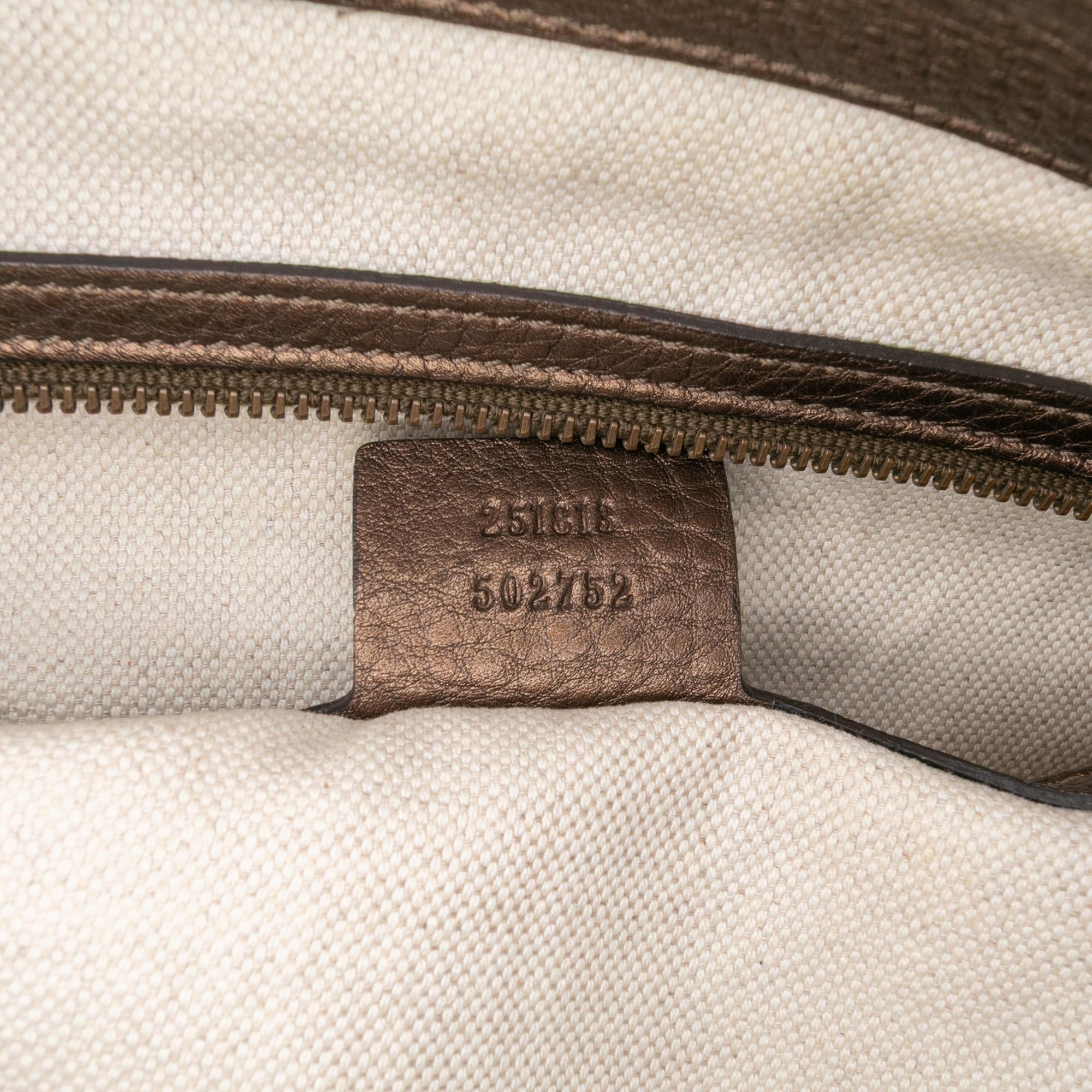 Gucci Medium Diamante Canvas 1973 Handbag