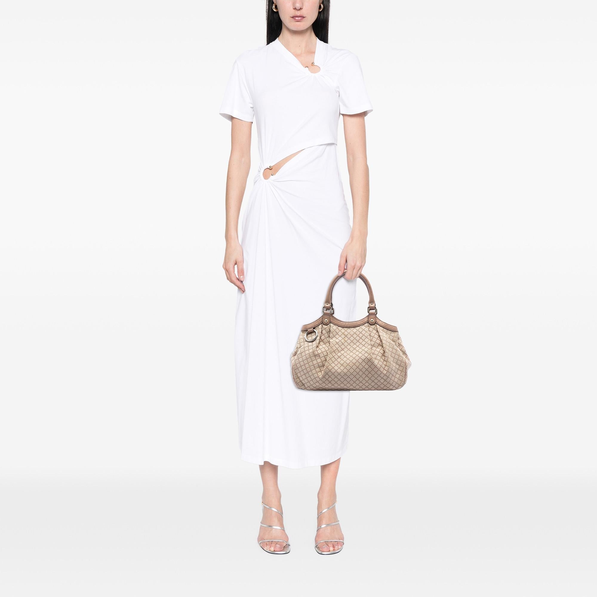 Gucci Medium Diamante Canvas Sukey Tote