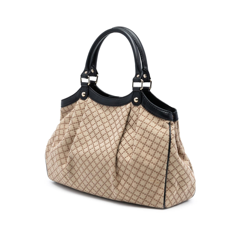 Gucci Medium Diamante Canvas Sukey Tote