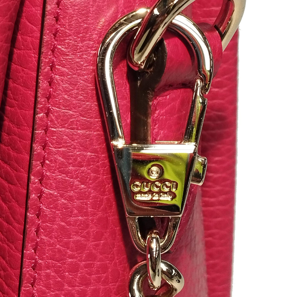 Gucci Medium Dollar Calf Interlocking G Satchel (SHG-sMohDR)