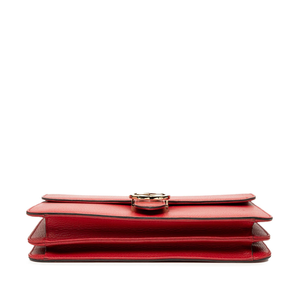 Gucci Medium Dollar Calfskin Interlocking G Crossbody