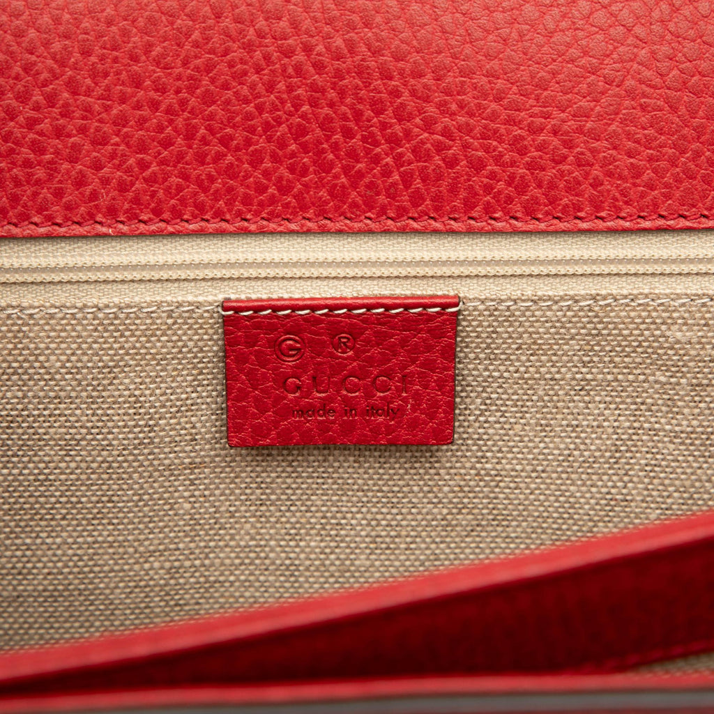 Gucci Medium Dollar Calfskin Interlocking G Crossbody