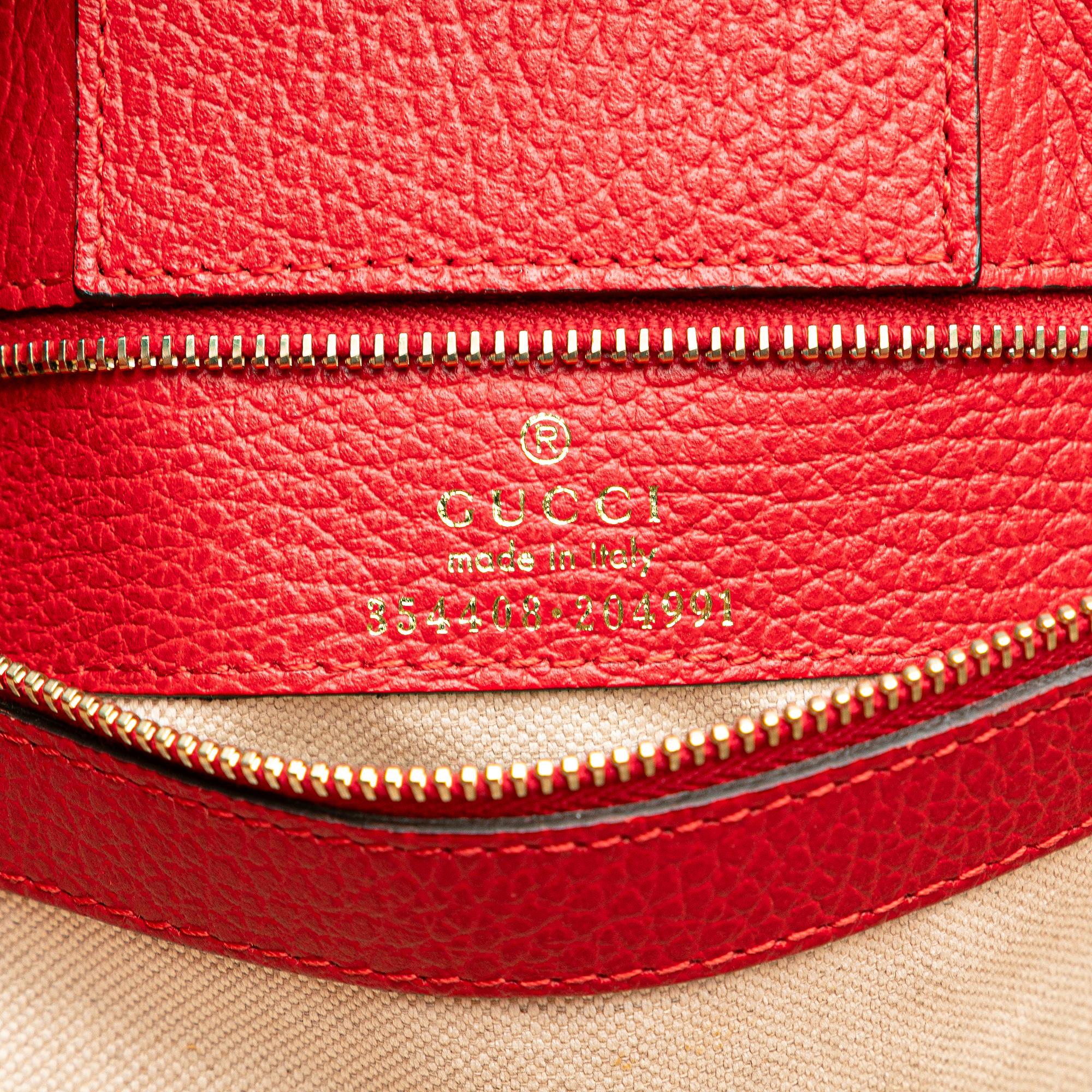 Gucci Medium Dollar Calfskin Swing Tote