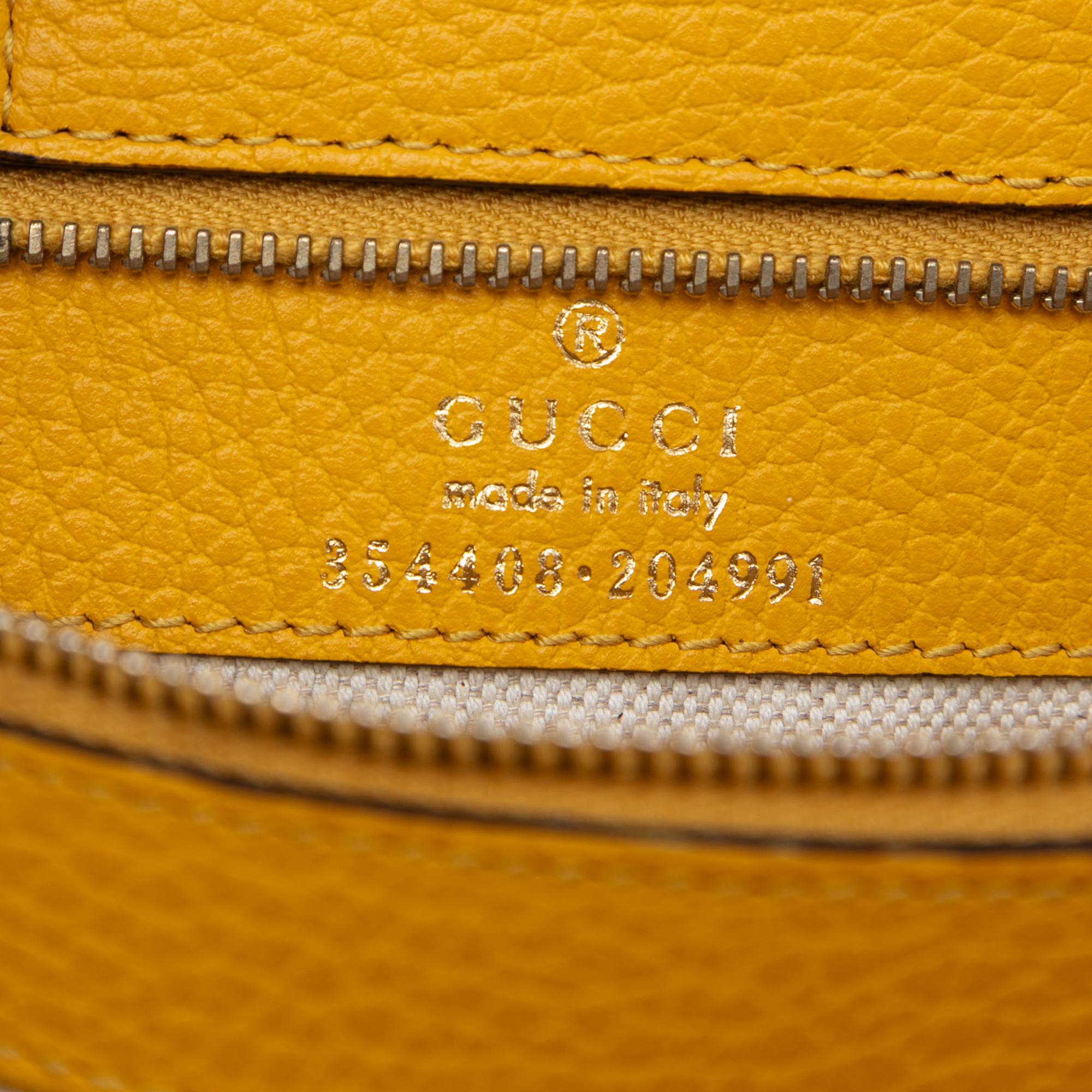 Gucci Medium Dollar Calfskin Swing Tote