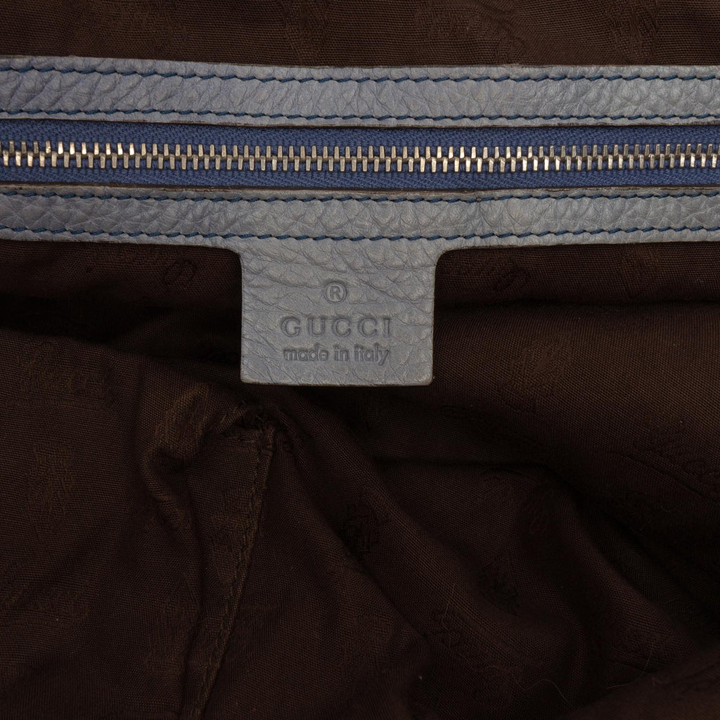 Gucci Medium GG Canvas Bamboo Bar Tote