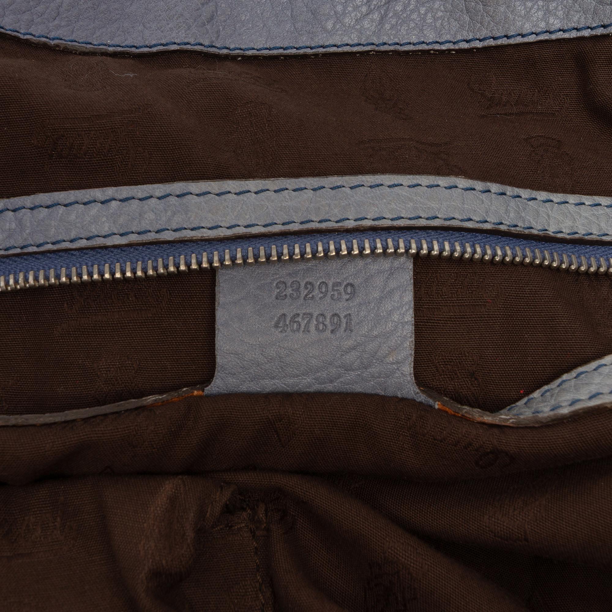 Gucci Medium GG Canvas Bamboo Bar Tote