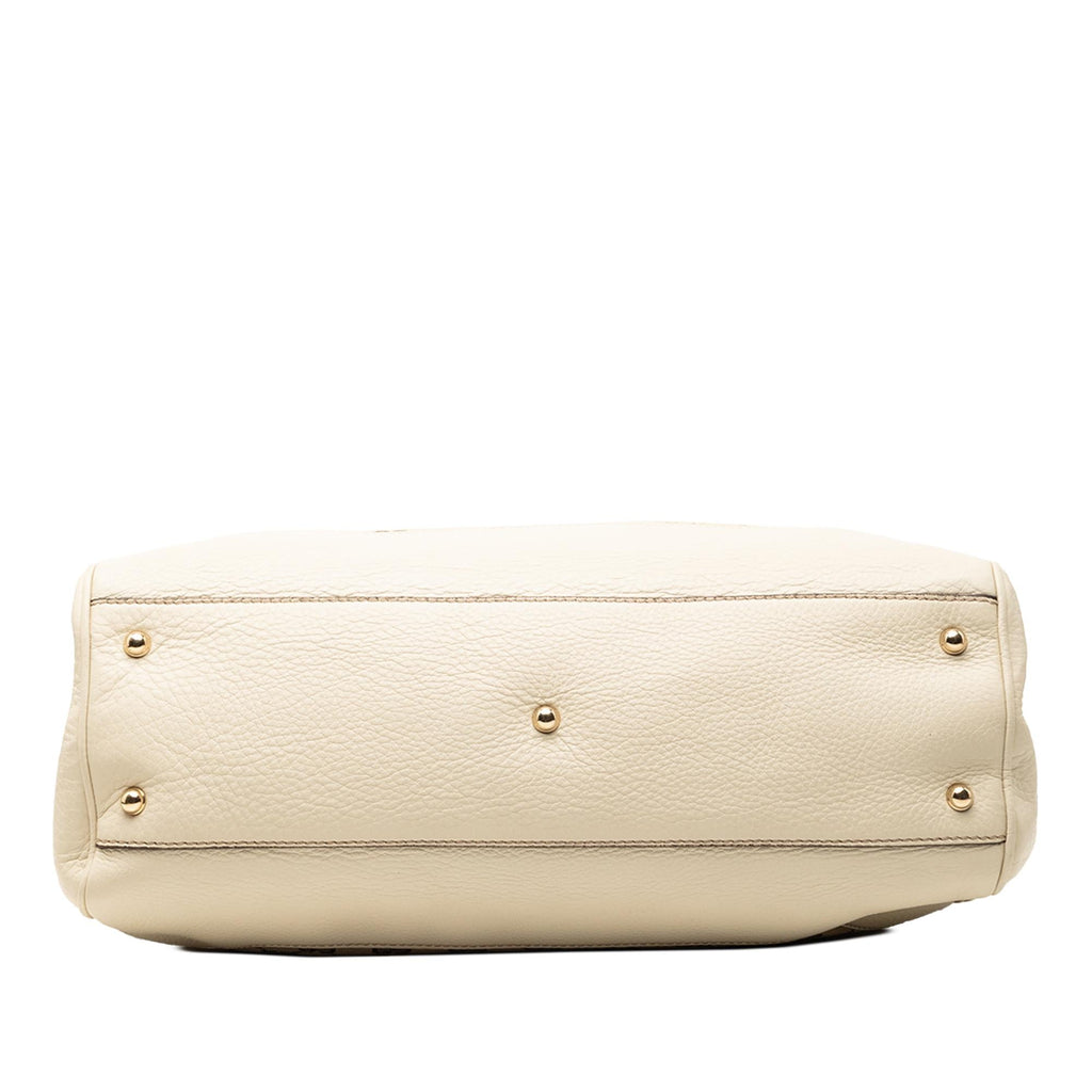 Gucci Medium GG Canvas Bamboo Diana Tote