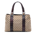 Gucci Medium GG Canvas Bamboo Libeccio Tote