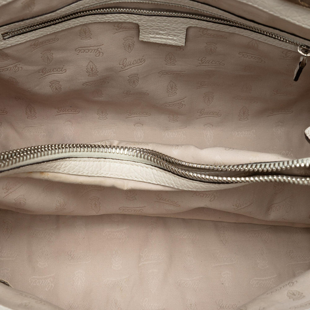 Gucci Medium GG Canvas Bamboo Libeccio Tote