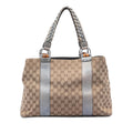 Gucci Medium GG Canvas Bamboo Libeccio Tote