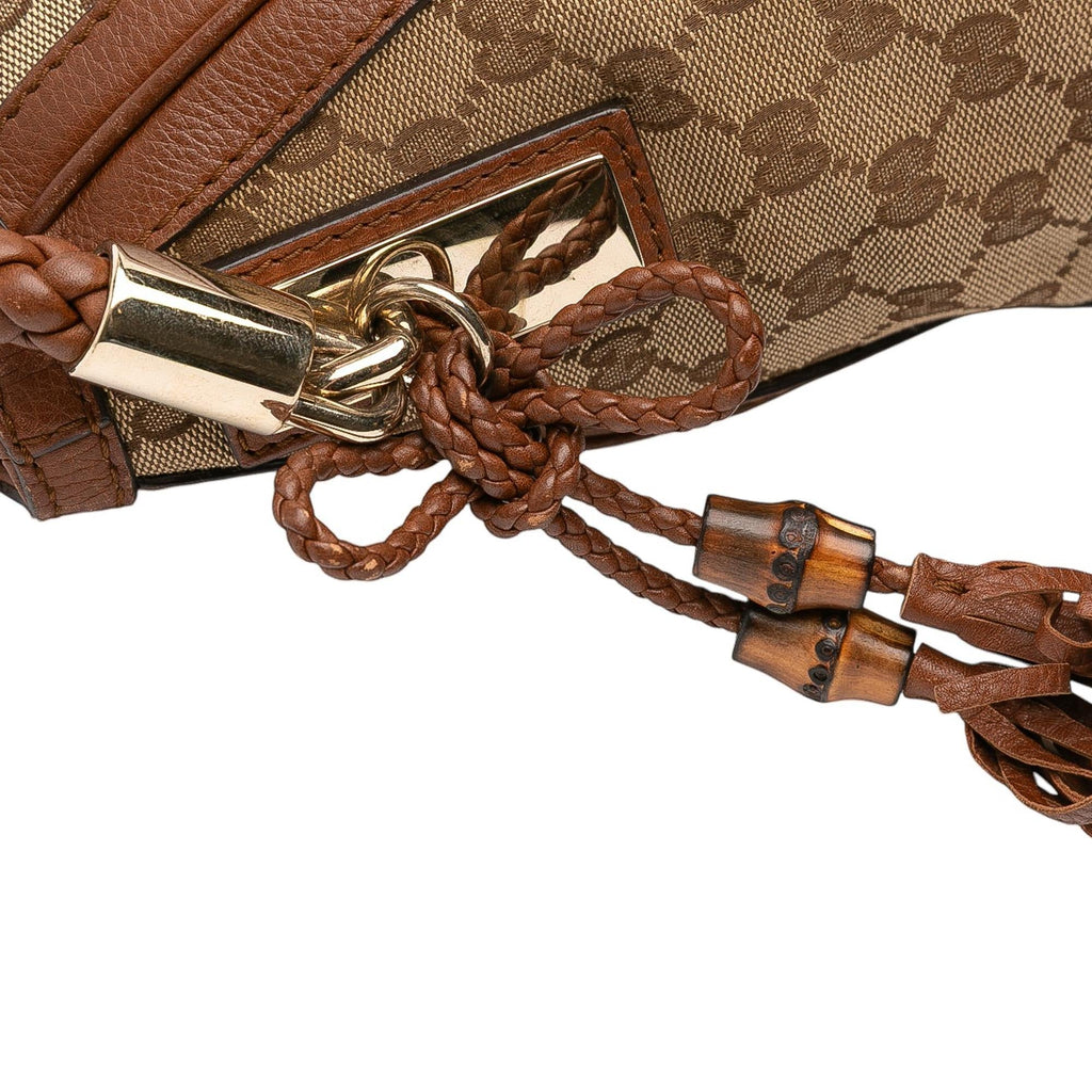 Gucci Medium GG Canvas Bella Shoulder Bag