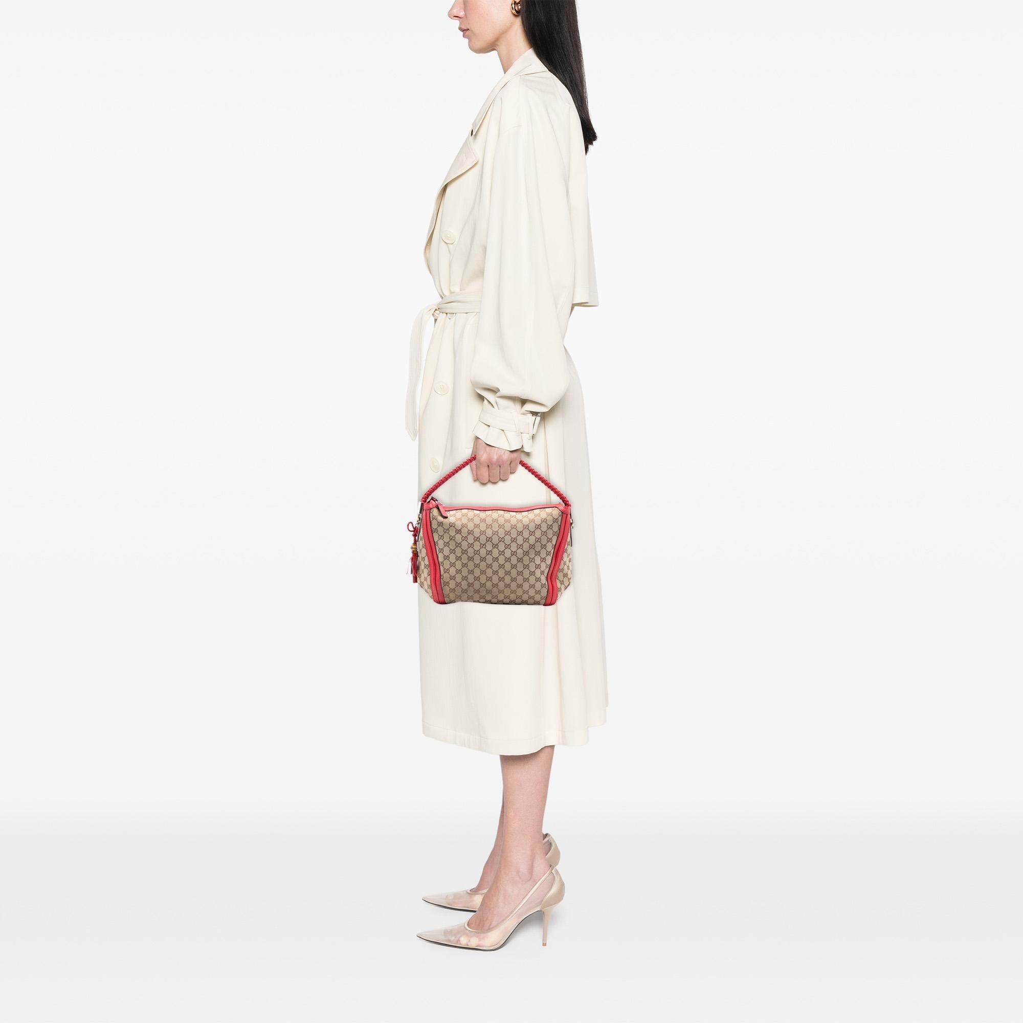 Gucci Medium GG Canvas Bella Shoulder Bag