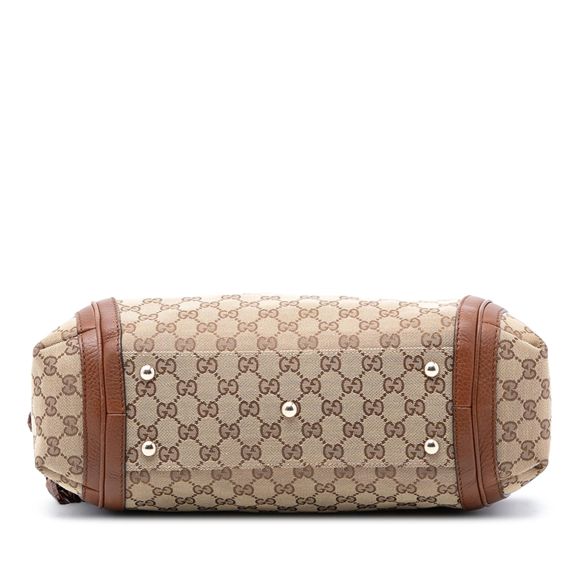 Gucci Medium GG Canvas Bella Shoulder Bag
