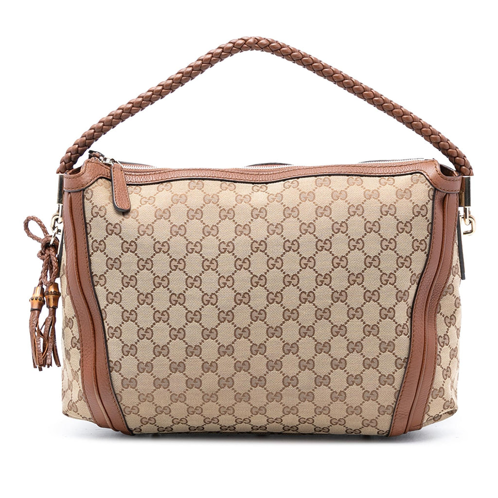 Gucci Medium GG Canvas Bella Shoulder Bag