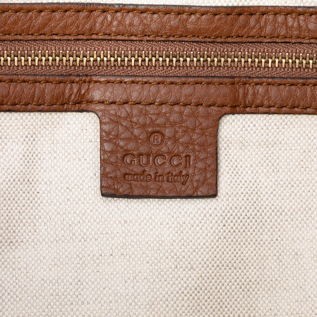 Gucci Medium GG Canvas Bella Shoulder Bag