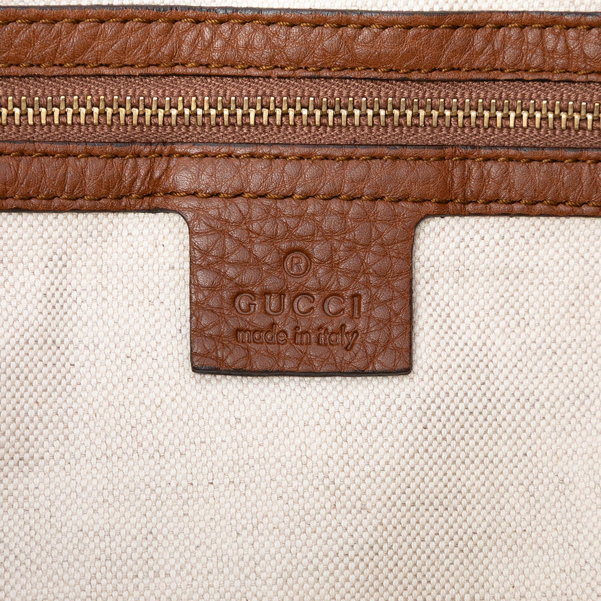 Gucci Medium GG Canvas Bella Shoulder Bag