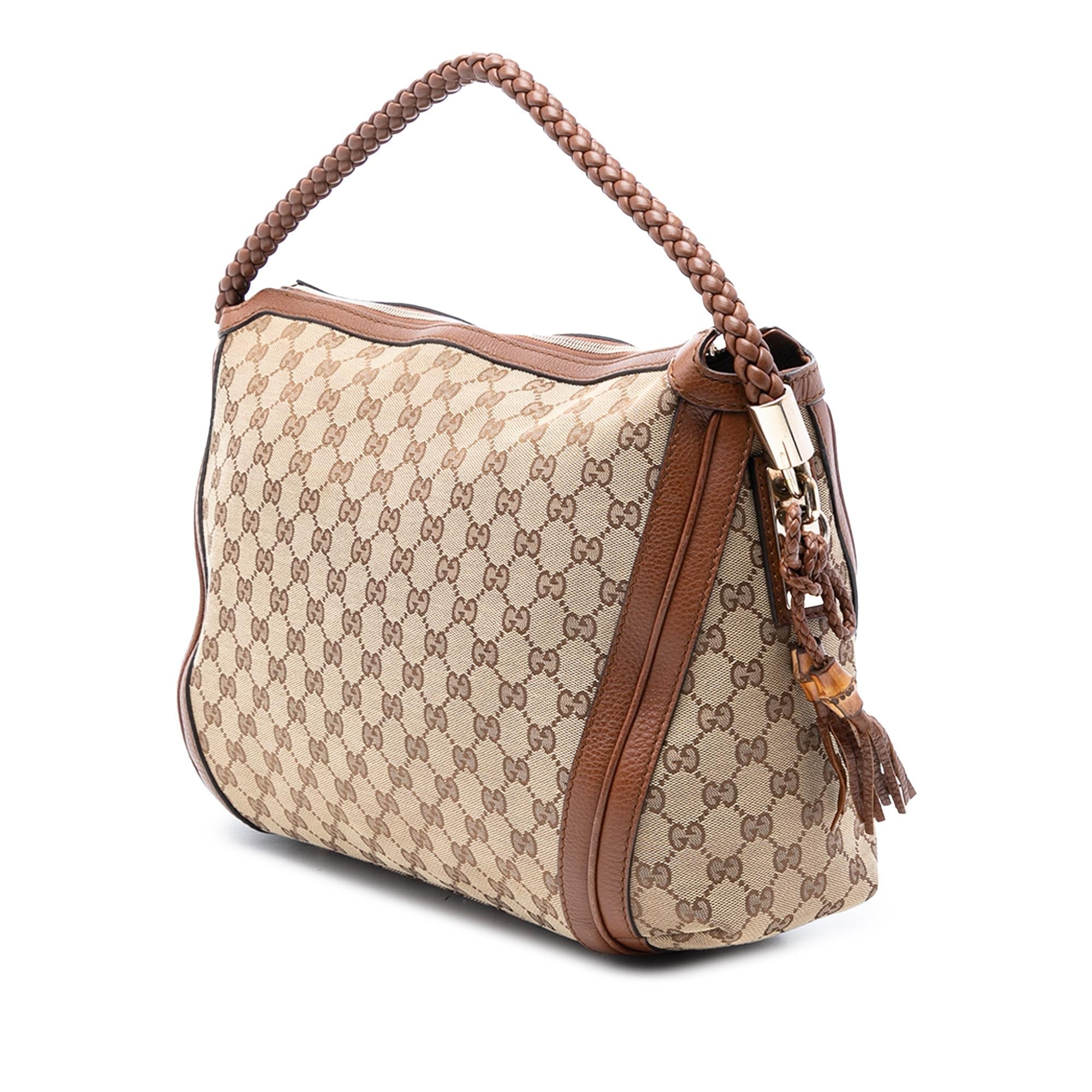 Gucci Medium GG Canvas Bella Shoulder Bag