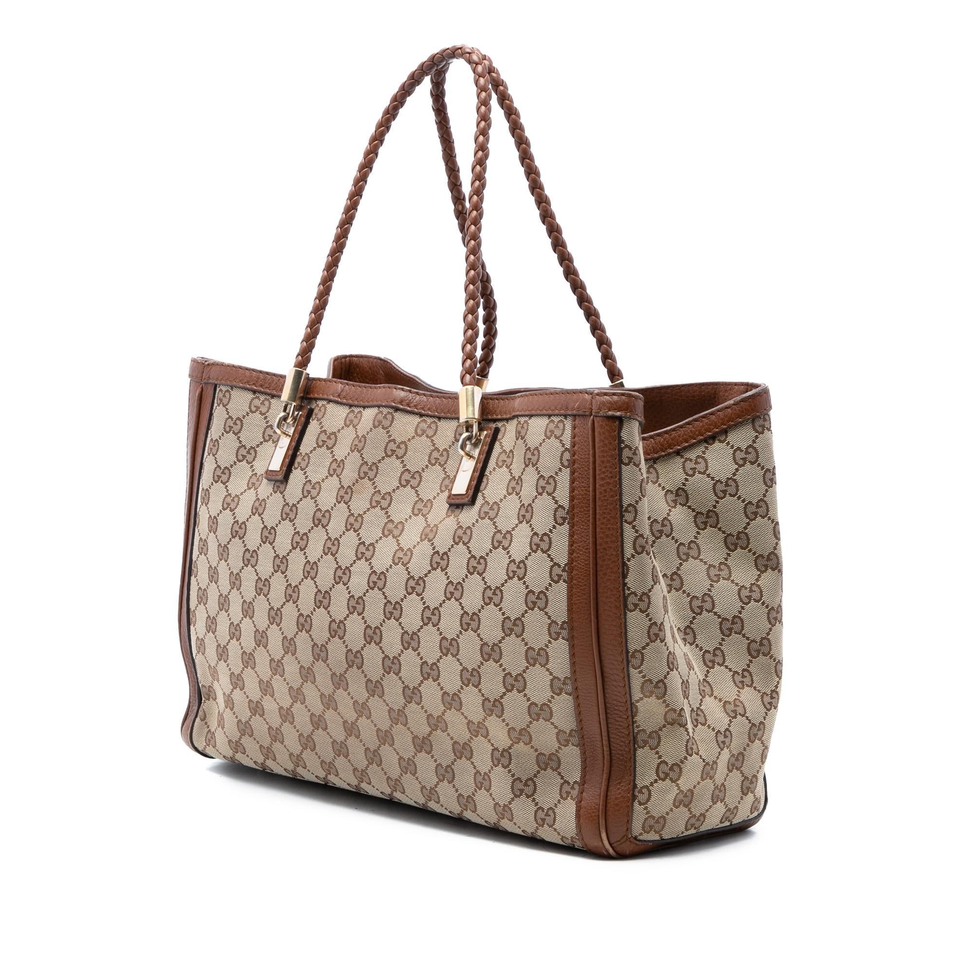 Gucci Medium GG Canvas Bella Tote