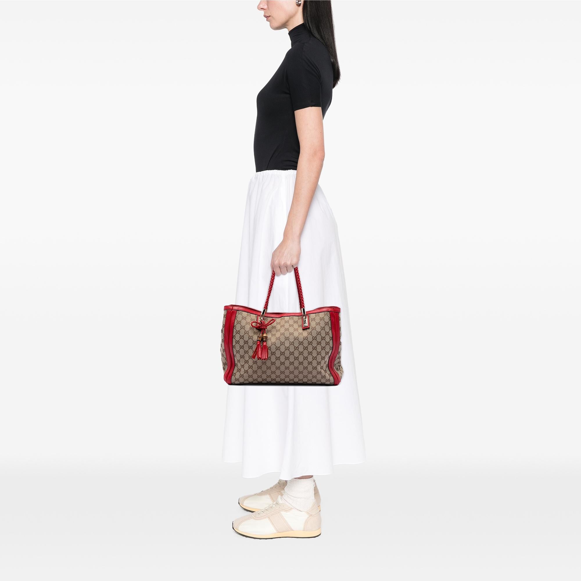 Gucci Medium GG Canvas Bella Tote