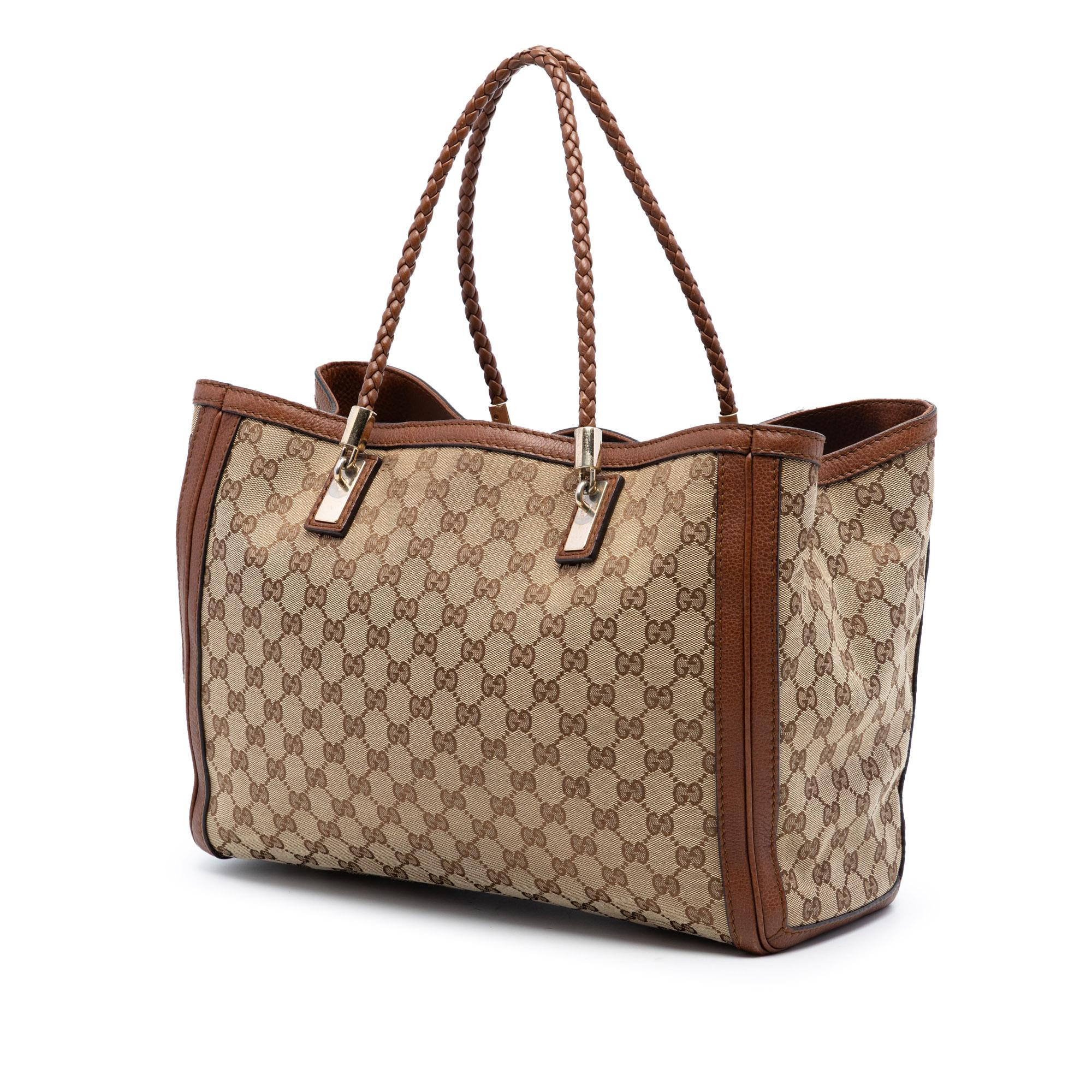 Gucci Medium GG Canvas Bella Tote