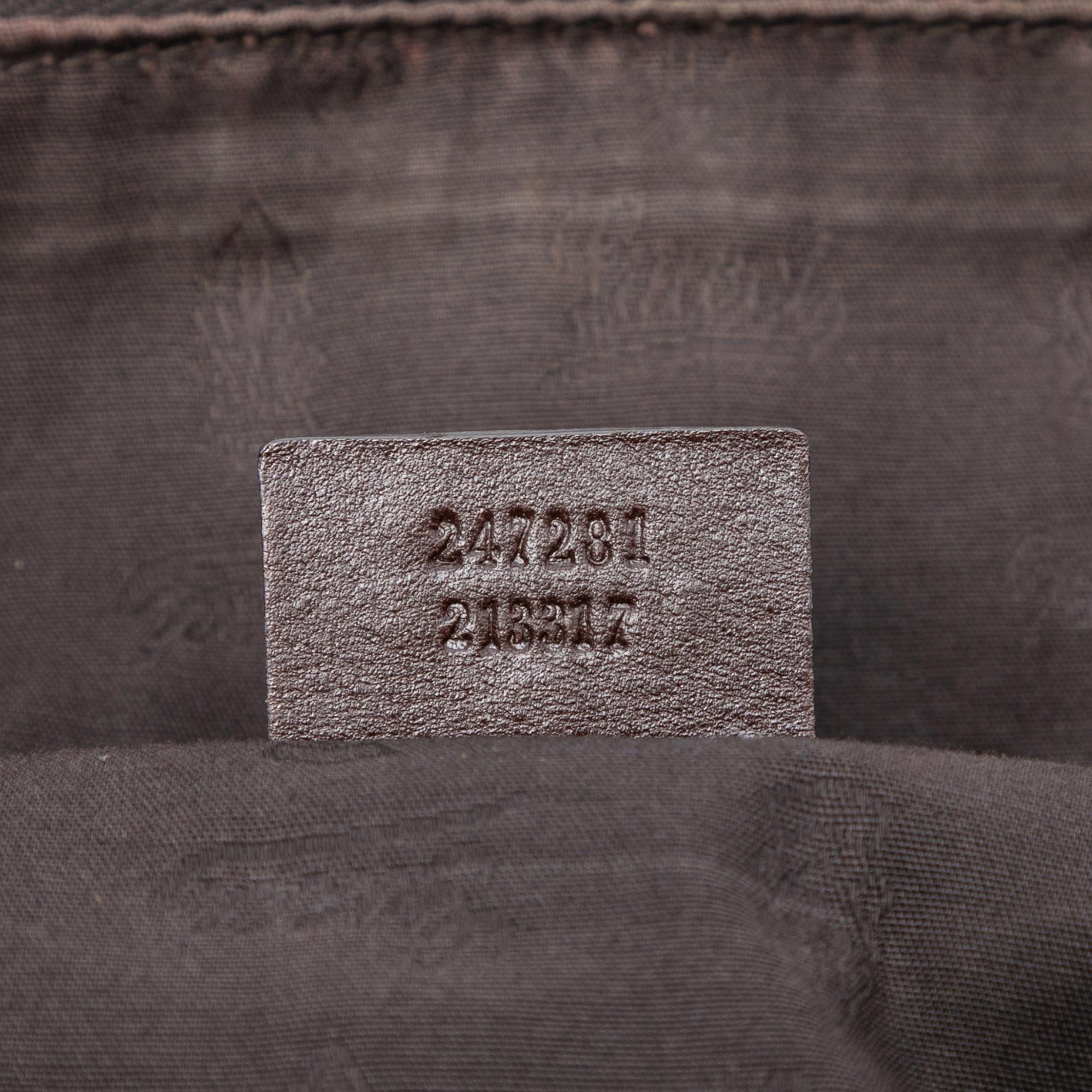 Gucci Medium GG Canvas Charm Satchel