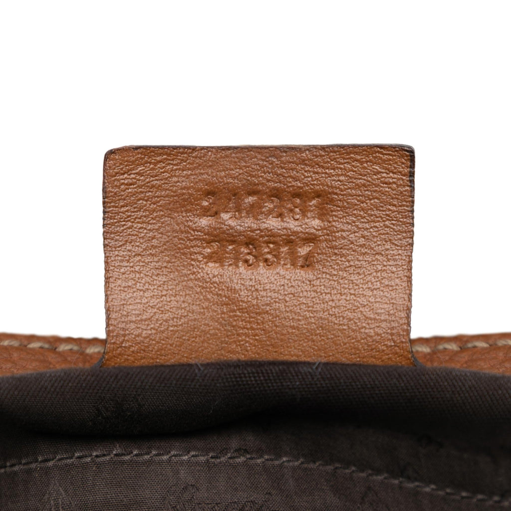 Gucci Medium GG Canvas Charm Satchel