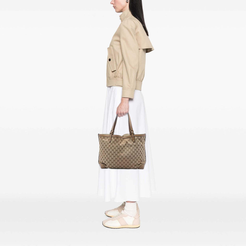 Gucci Medium GG Canvas Craft Tote