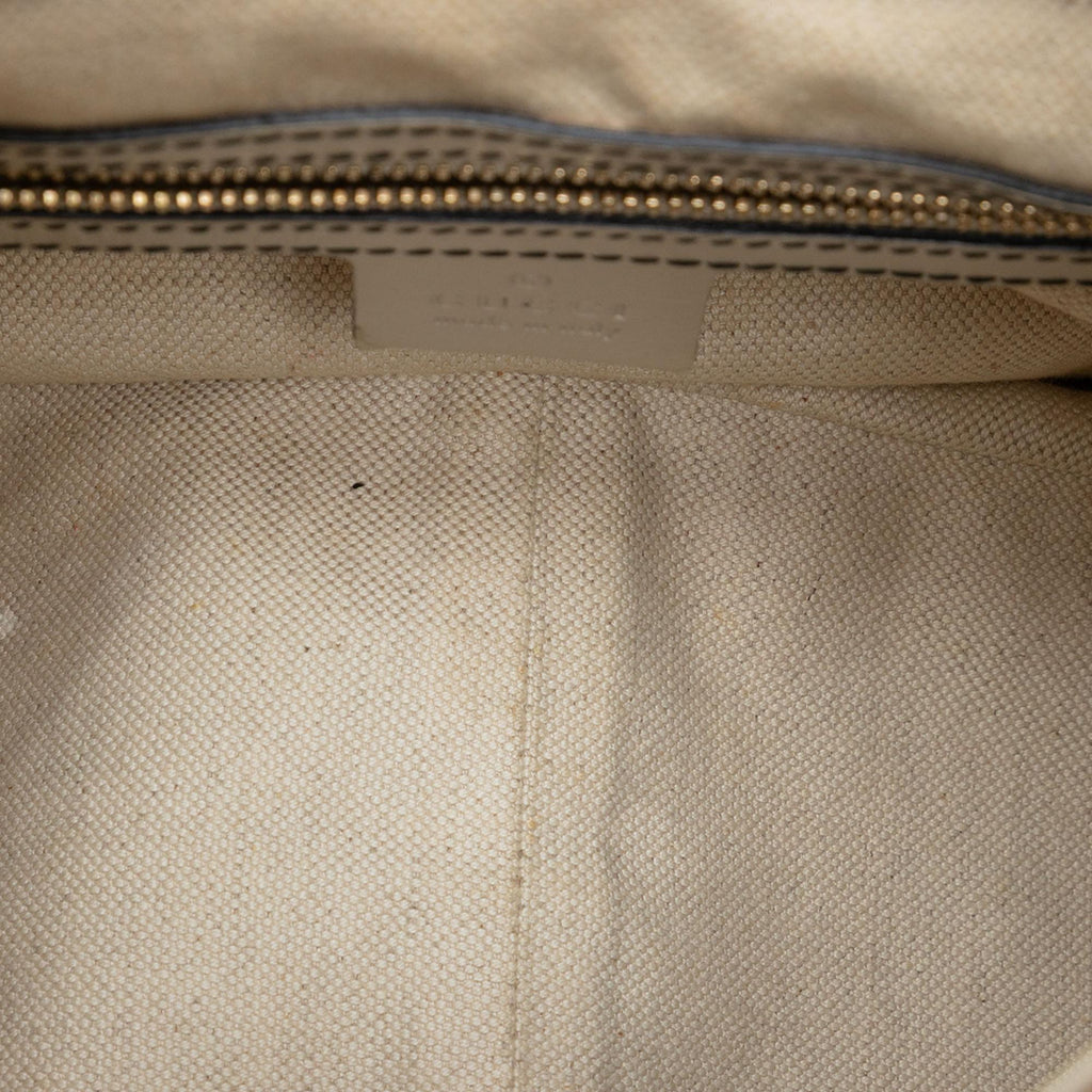 Gucci Medium GG Canvas Emily Flap Satchel
