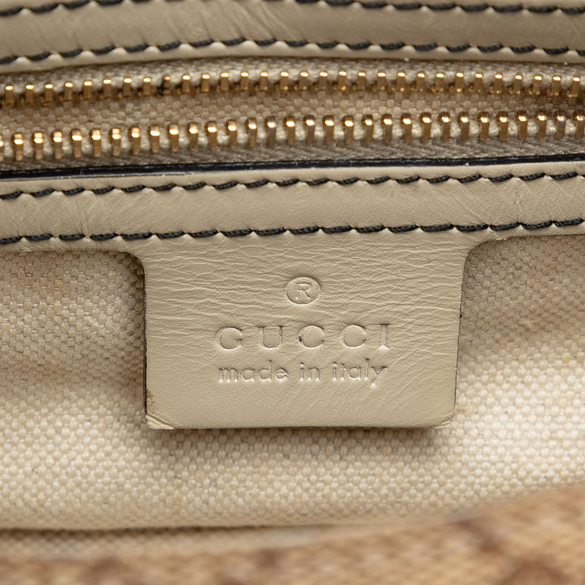 Gucci Medium GG Canvas Emily Flap Satchel