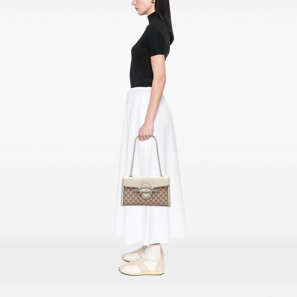 Gucci Medium GG Canvas Emily Shoulder Bag