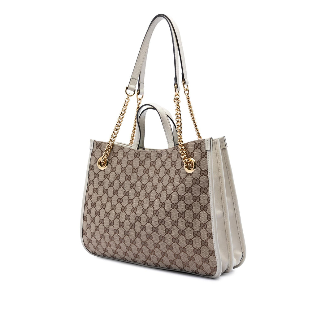 Gucci Medium GG Canvas Horsebit 1955 Chain Tote