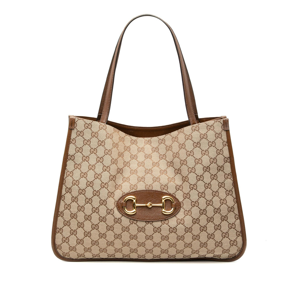 Gucci Medium GG Canvas Horsebit 1955 Tote