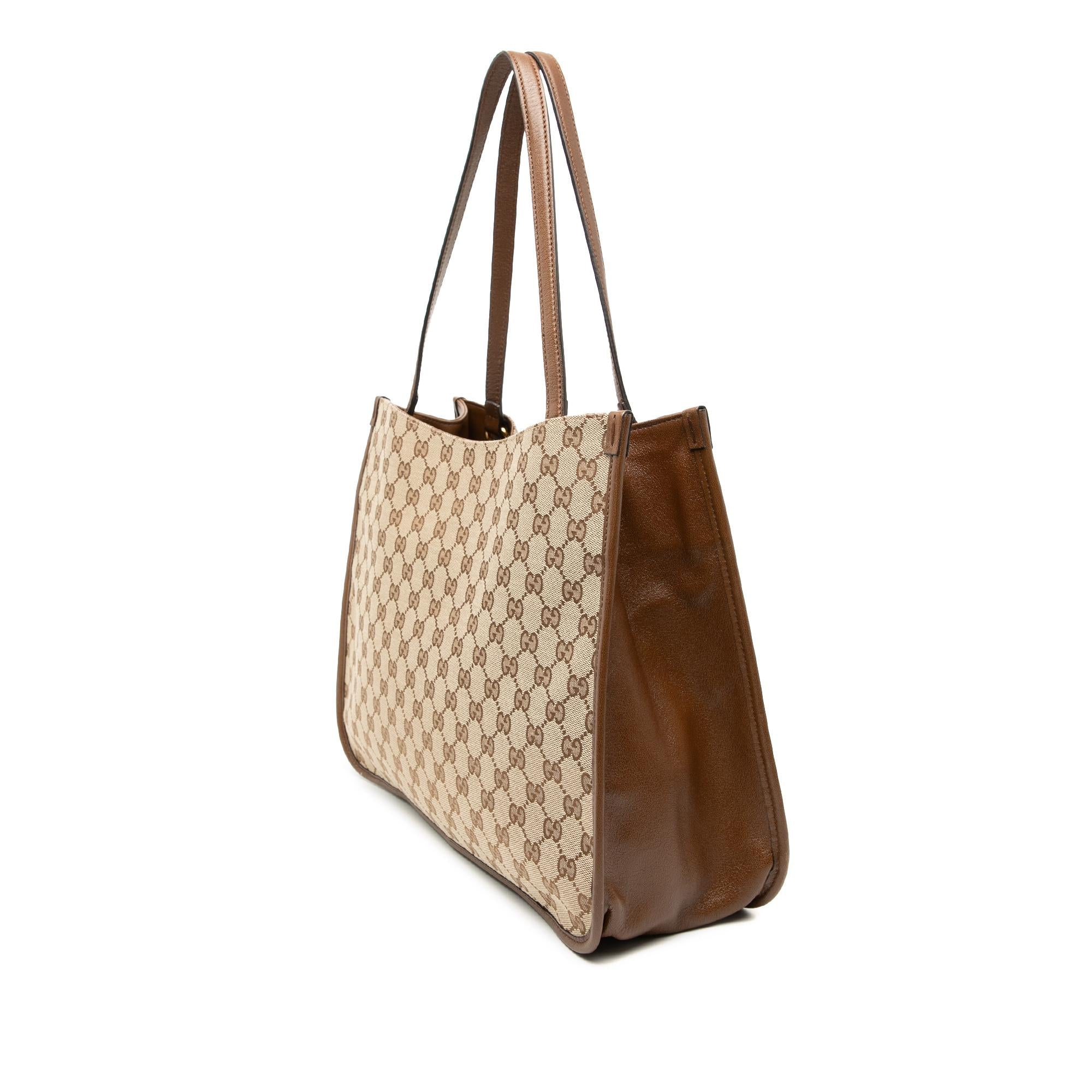 Gucci Medium GG Canvas Horsebit 1955 Tote