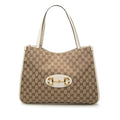 Gucci Medium GG Canvas Horsebit 1955 Tote