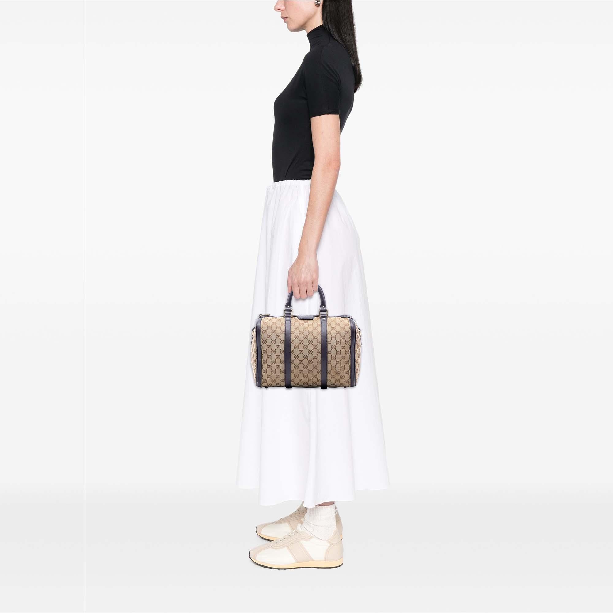 Gucci Medium GG Canvas Joy Boston Bag