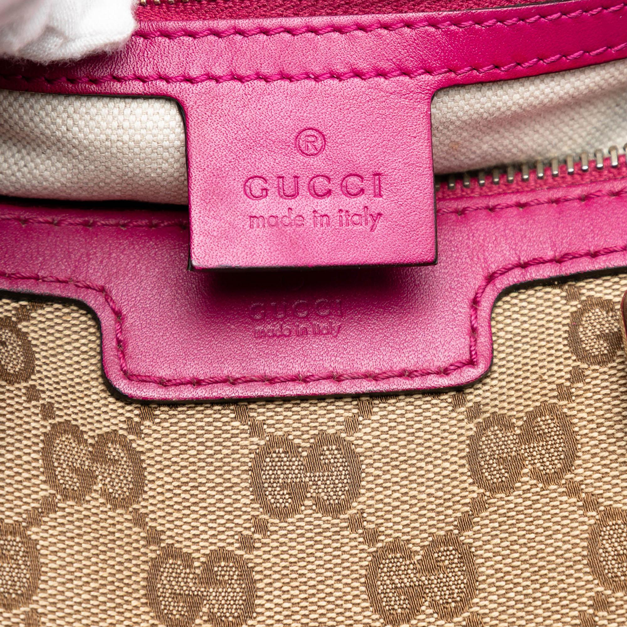 Gucci Medium GG Canvas Joy Boston Bag